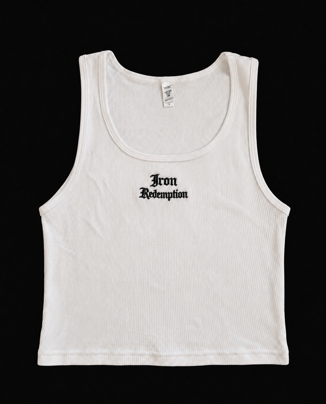 Iron Redemption Women's Ribbed Crop Tank
