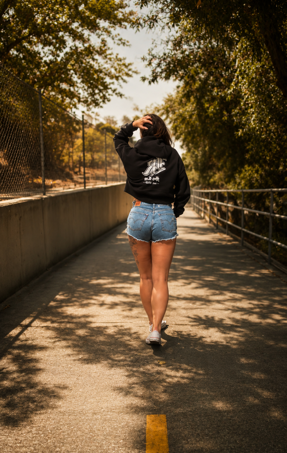 So Cal Women's Cropped Zip Hoodie