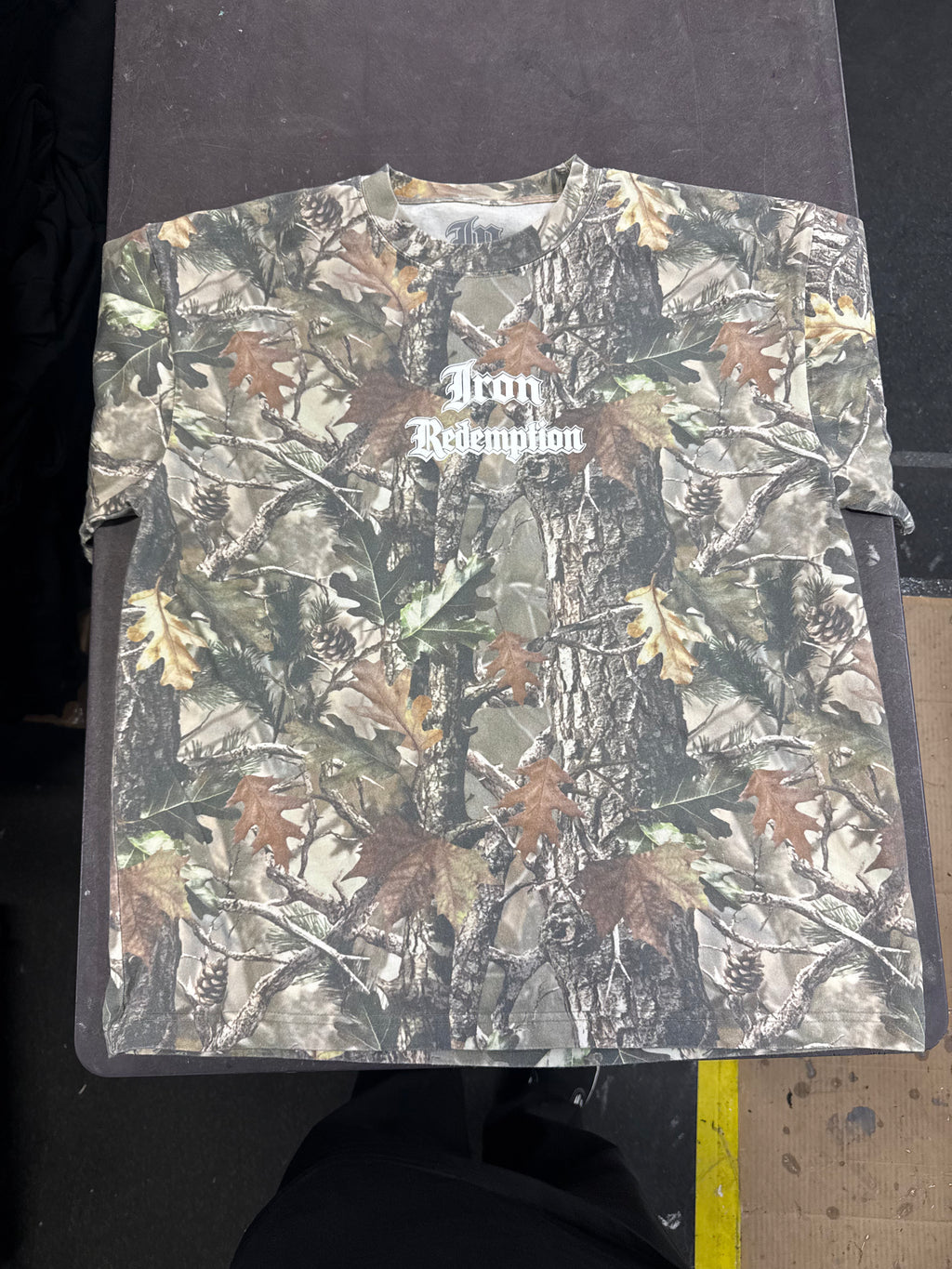 Iron Redemption – So Cal Oversized Tee Woodland Camo
