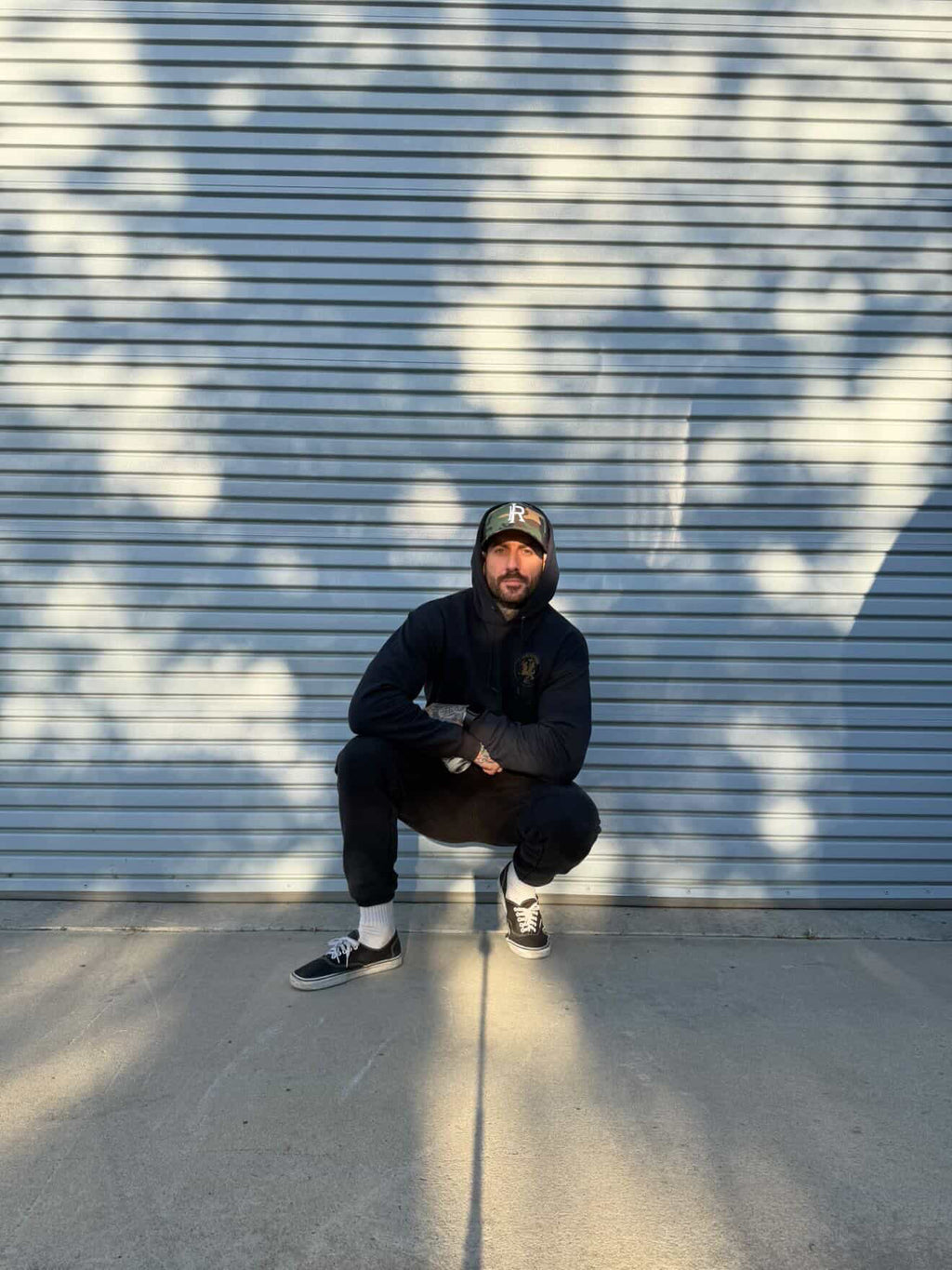 Iron Redemption Camo Snapback-white