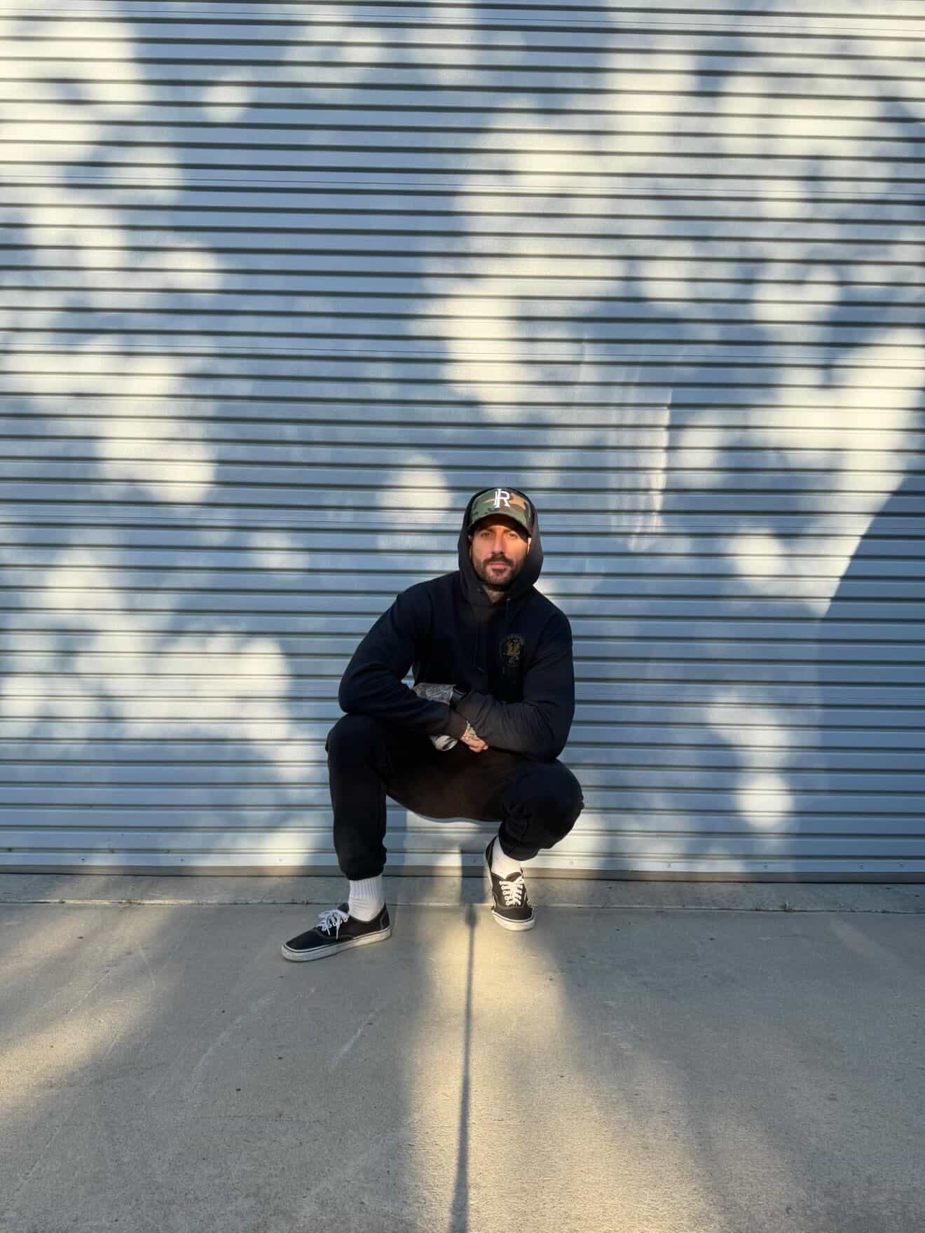 Iron Redemption Camo Snapback-white