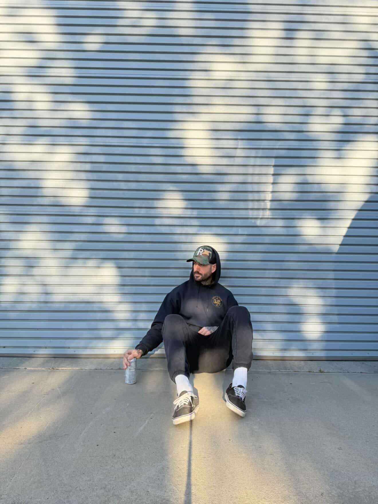 Iron Redemption Camo Snapback-white