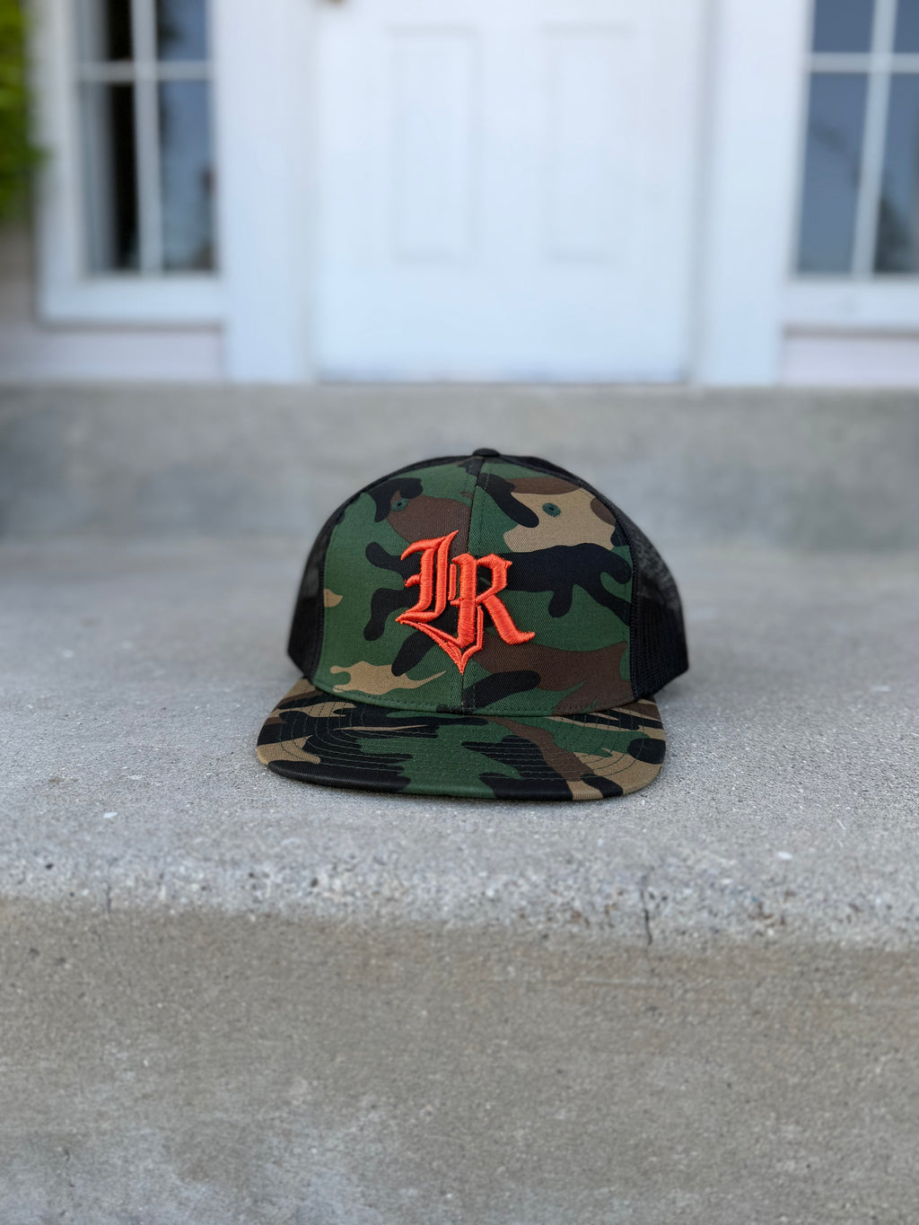 IR So Cal Camo Snapback-Orange