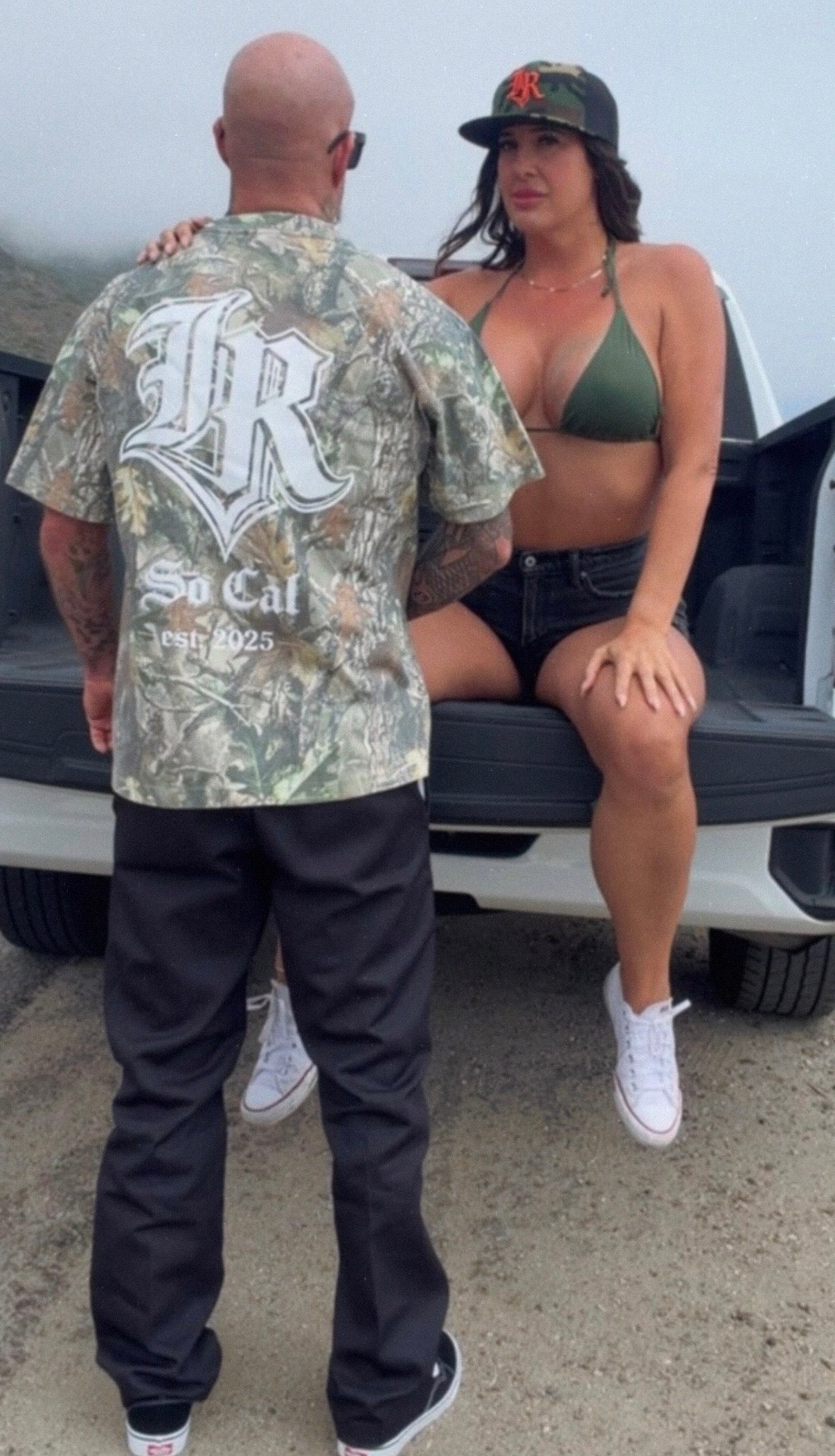 Iron Redemption – So Cal Oversized Tee Woodland Camo