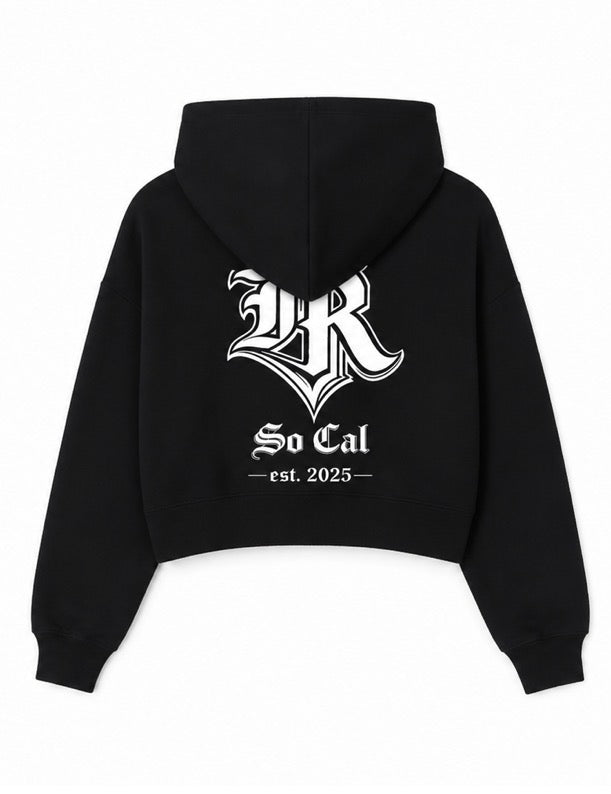 So Cal Women's Cropped Zip Hoodie